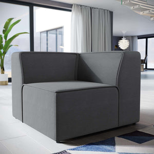 ModwayModway Mingle Corner Sofa EEI-2728 EEI-2728-GRY- BetterPatio.com