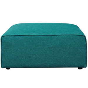 ModwayModway Mingle Fabric Ottoman EEI-2726 EEI-2726-TEA- BetterPatio.com