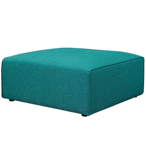 ModwayModway Mingle Fabric Ottoman EEI-2726 EEI-2726-TEA- BetterPatio.com