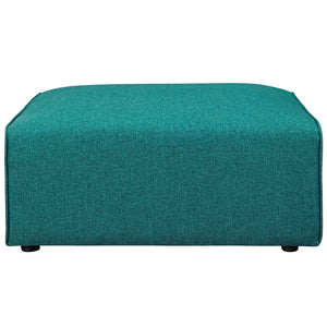 ModwayModway Mingle Fabric Ottoman EEI-2726 EEI-2726-TEA- BetterPatio.com