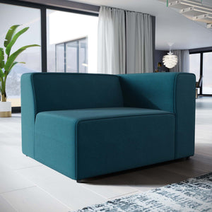 ModwayModway Mingle Fabric Right-Facing Sofa EEI-2722 EEI-2722-BLU- BetterPatio.com