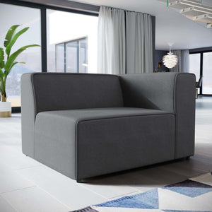 ModwayModway Mingle Fabric Right-Facing Sofa EEI-2722 EEI-2722-GRY- BetterPatio.com