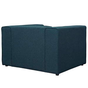 ModwayModway Mingle Upholstered Fabric Armchair EEI-2718 EEI-2718-BLU- BetterPatio.com