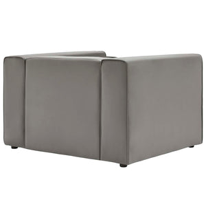 ModwayModway Mingle Vegan Leather Armchair EEI-4620 EEI-4620-GRY- BetterPatio.com