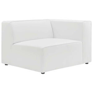 ModwayModway Mingle Vegan Leather Right-Arm Chair EEI-4622 EEI-4622-WHI- BetterPatio.com