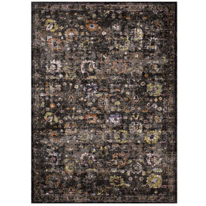 ModwayModway Minu Distressed Floral Lattice 4x6 Area Rug R-1091-46 R-1091A-46- BetterPatio.com