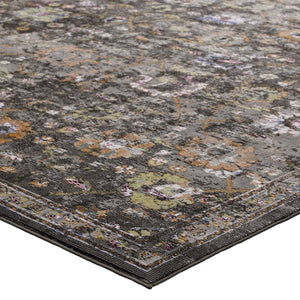 ModwayModway Minu Distressed Floral Lattice 4x6 Area Rug R-1091-46 R-1091A-46- BetterPatio.com