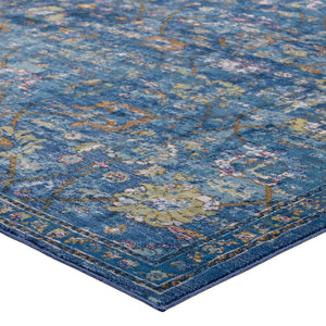 ModwayModway Minu Distressed Floral Lattice 4x6 Area Rug R-1091-46 R-1091D-46- BetterPatio.com