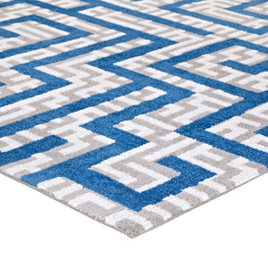 ModwayModway Nahia Geometric Maze 5x8 Area Rug R-1015-58 R-1015A-58- BetterPatio.com