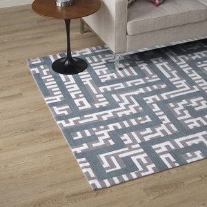 ModwayModway Nahia Geometric Maze 5x8 Area Rug R-1015-58 R-1015B-58- BetterPatio.com