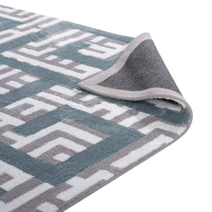 ModwayModway Nahia Geometric Maze 5x8 Area Rug R-1015-58 R-1015B-58- BetterPatio.com