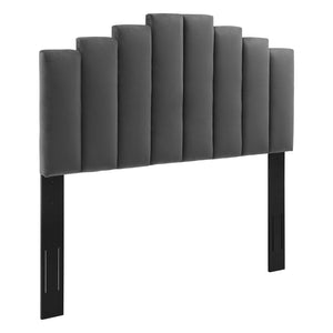 ModwayModway Noelle Performance Velvet King/California King Headboard MOD-6278 MOD-6278-CHA- BetterPatio.com