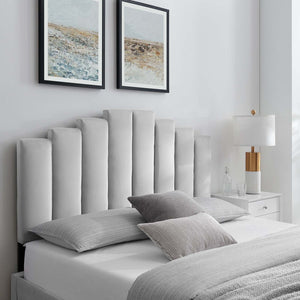 ModwayModway Noelle Performance Velvet King/California King Headboard MOD-6278 MOD-6278-LGR- BetterPatio.com