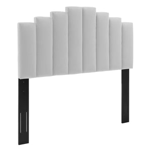 ModwayModway Noelle Performance Velvet King/California King Headboard MOD-6278 MOD-6278-LGR- BetterPatio.com