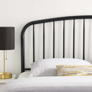 ModwayModway Nova Twin Metal Headboard MOD-6148 MOD-6148-BLK- BetterPatio.com