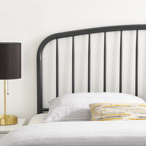 ModwayModway Nova Twin Metal Headboard MOD-6148 MOD-6148-GRY- BetterPatio.com