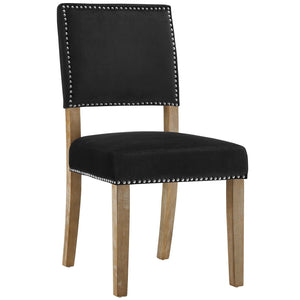 ModwayModway Oblige Dining Chair Wood Set of 2 EEI-3477 EEI-3477-BLK- BetterPatio.com