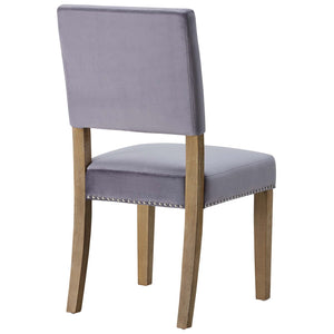 ModwayModway Oblige Dining Chair Wood Set of 2 EEI-3477 EEI-3477-GRY- BetterPatio.com