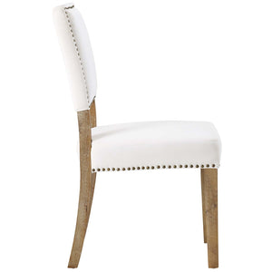 ModwayModway Oblige Dining Chair Wood Set of 2 EEI-3477 EEI-3477-IVO- BetterPatio.com