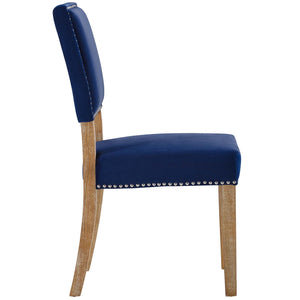 ModwayModway Oblige Dining Chair Wood Set of 2 EEI-3477 EEI-3477-NAV- BetterPatio.com