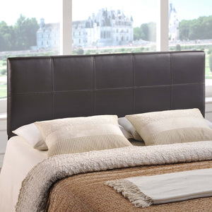 ModwayModway Oliver Queen Upholstered Vinyl Headboard MOD-5131 MOD-5131-BRN- BetterPatio.com