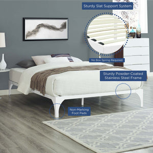 ModwayModway Ollie King Bed Frame MOD-5433 MOD-5433-WHI- BetterPatio.com