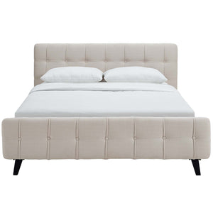 ModwayModway Ophelia Queen Fabric Bed MOD-5465 MOD-5465-BEI- BetterPatio.com