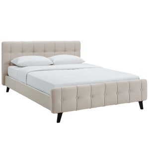 ModwayModway Ophelia Queen Fabric Bed MOD-5465 MOD-5465-BEI- BetterPatio.com