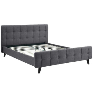 ModwayModway Ophelia Queen Fabric Bed MOD-5465 MOD-5465-GRY- BetterPatio.com