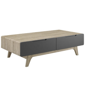 ModwayModway Origin 47" Coffee Table EEI-2995 EEI-2995-NAT-GRY- BetterPatio.com