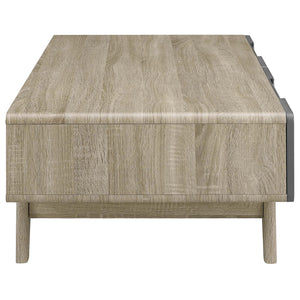 ModwayModway Origin 47" Coffee Table EEI-2995 EEI-2995-NAT-GRY- BetterPatio.com