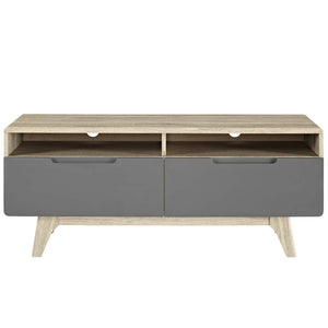 ModwayModway Origin 47" TV Stand EEI-2533 EEI-2533-NAT-GRY- BetterPatio.com