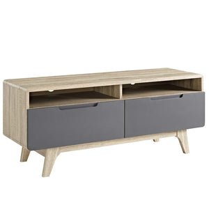 ModwayModway Origin 47" TV Stand EEI-2533 EEI-2533-NAT-GRY- BetterPatio.com