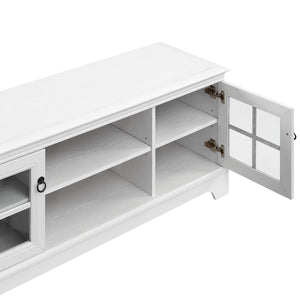 ModwayModway Pacific 47" TV Stand EEI-4657 EEI-4657-WHI- BetterPatio.com