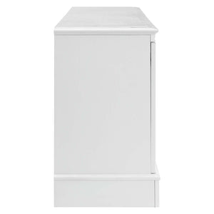 ModwayModway Pacific 59" TV Stand EEI-4585 EEI-4585-WHI- BetterPatio.com