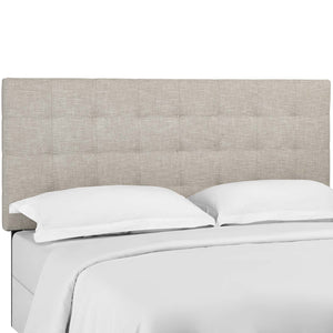 ModwayModway Paisley Tufted Full / Queen Upholstered Linen Fabric Headboard MOD-5852 MOD-5852-BEI- BetterPatio.com