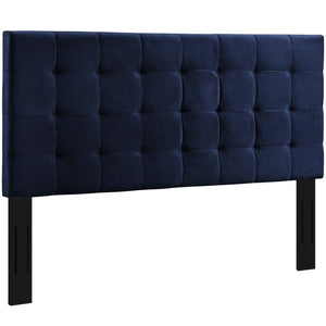 ModwayModway Paisley Tufted Full / Queen Upholstered Performance Velvet Headboard MOD-5853 MOD-5853-MID- BetterPatio.com