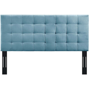 ModwayModway Paisley Tufted Full / Queen Upholstered Performance Velvet Headboard MOD-5853 MOD-5853-SEA- BetterPatio.com