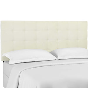 ModwayModway Paisley Tufted King and California King Upholstered Performance Velvet Headboard MOD-5856 MOD-5856-IVO- BetterPatio.com