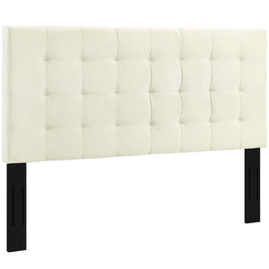 ModwayModway Paisley Tufted King and California King Upholstered Performance Velvet Headboard MOD-5856 MOD-5856-IVO- BetterPatio.com