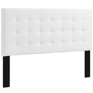 ModwayModway Paisley Tufted Twin Upholstered Faux Leather Headboard MOD-5848 MOD-5848-WHI- BetterPatio.com