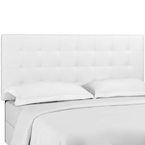 ModwayModway Paisley Tufted Twin Upholstered Faux Leather Headboard MOD-5848 MOD-5848-WHI- BetterPatio.com