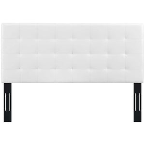 ModwayModway Paisley Tufted Twin Upholstered Faux Leather Headboard MOD-5848 MOD-5848-WHI- BetterPatio.com