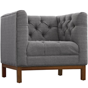 ModwayModway Panache Upholstered Fabric Armchair EEI-1801 EEI-1801-DOR- BetterPatio.com