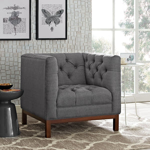 ModwayModway Panache Upholstered Fabric Armchair EEI-1801 EEI-1801-DOR- BetterPatio.com