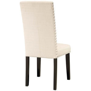 ModwayModway Parcel Dining Side Chair Fabric Set of 2 EEI-3551 EEI-3551-BEI- BetterPatio.com
