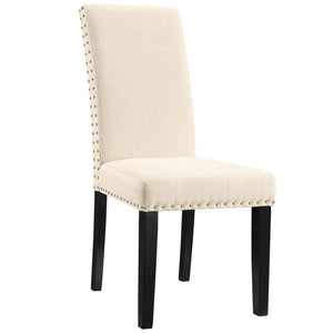 ModwayModway Parcel Dining Side Chair Fabric Set of 2 EEI-3551 EEI-3551-BEI- BetterPatio.com