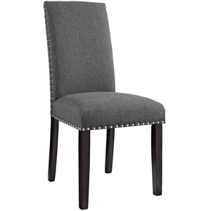 ModwayModway Parcel Dining Side Chair Fabric Set of 2 EEI-3551 EEI-3551-GRY- BetterPatio.com