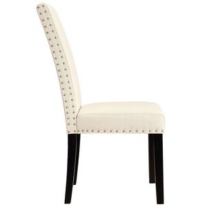 ModwayModway Parcel Dining Upholstered Fabric Side Chair EEI-1384 EEI-1384-BEI- BetterPatio.com