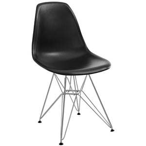 ModwayModway Paris Dining Side Chair EEI-179 EEI-179-BLK- BetterPatio.com